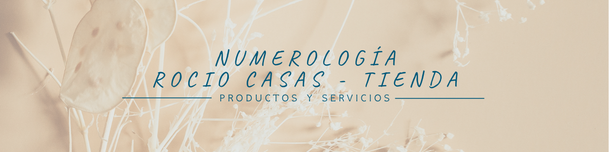 numerología rocio casas - tienda